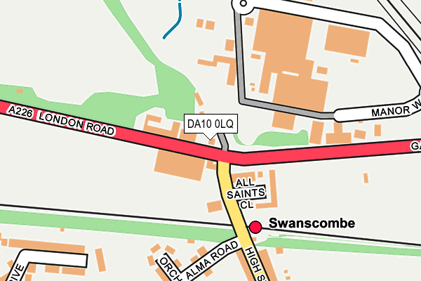 DA10 0LQ map - OS OpenMap – Local (Ordnance Survey) DA10 0LQ map - OS OpenMap – Local (Ordnance Survey)