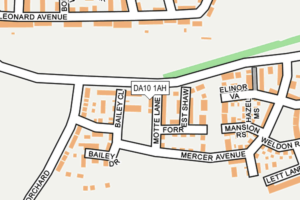 DA10 1AH map - OS OpenMap – Local (Ordnance Survey) DA10 1AH map - OS OpenMap – Local (Ordnance Survey)