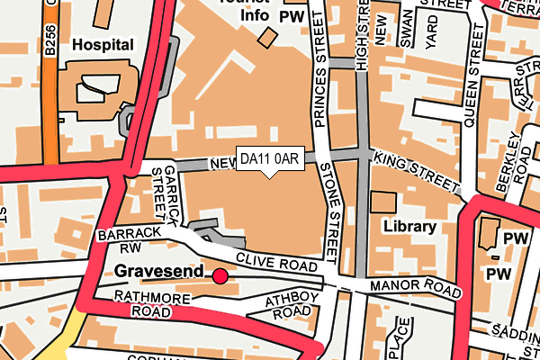 DA11 0AR map - OS OpenMap – Local (Ordnance Survey) DA11 0AR map - OS OpenMap – Local (Ordnance Survey)