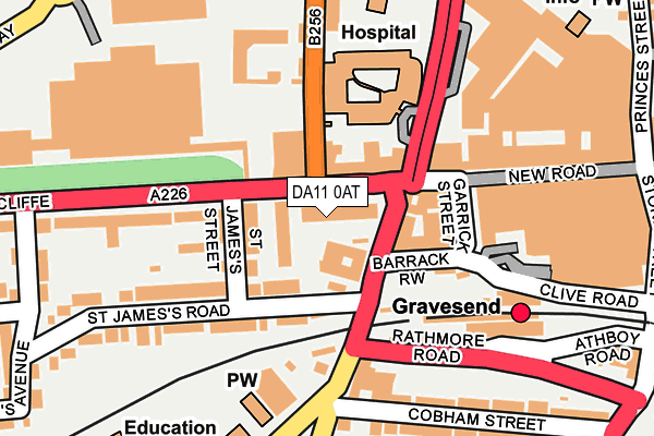 DA11 0AT map - OS OpenMap – Local (Ordnance Survey) DA11 0AT map - OS OpenMap – Local (Ordnance Survey)