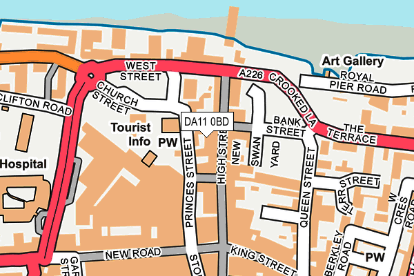 DA11 0BD map - OS OpenMap – Local (Ordnance Survey) DA11 0BD map - OS OpenMap – Local (Ordnance Survey)