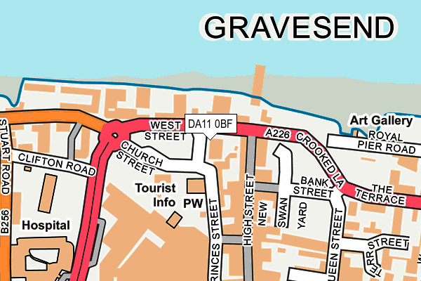 DA11 0BF map - OS OpenMap – Local (Ordnance Survey) DA11 0BF map - OS OpenMap – Local (Ordnance Survey)