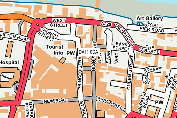 DA11 0DA map - OS OpenMap – Local (Ordnance Survey) DA11 0DA map - OS OpenMap – Local (Ordnance Survey)