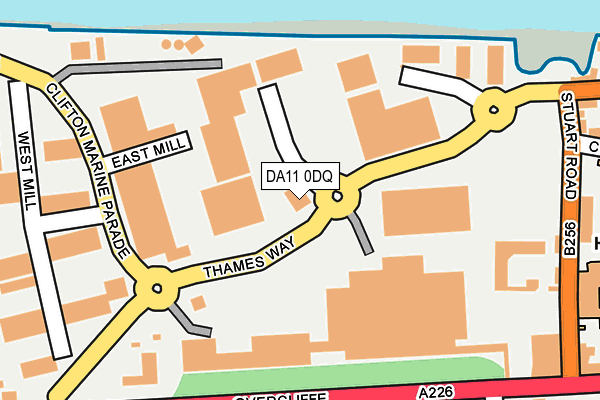 DA11 0DQ map - OS OpenMap – Local (Ordnance Survey) DA11 0DQ map - OS OpenMap – Local (Ordnance Survey)