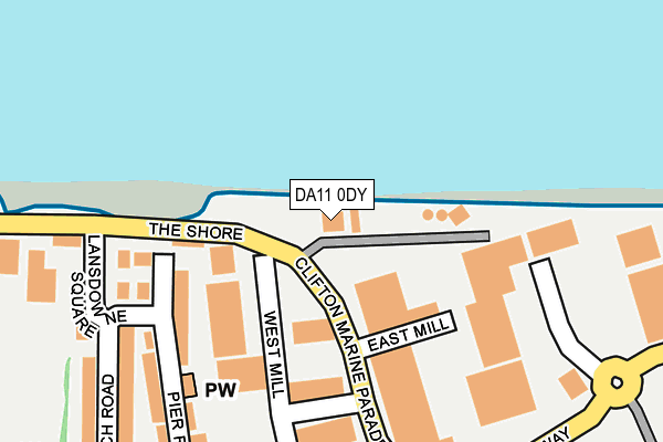 DA11 0DY map - OS OpenMap – Local (Ordnance Survey) DA11 0DY map - OS OpenMap – Local (Ordnance Survey)