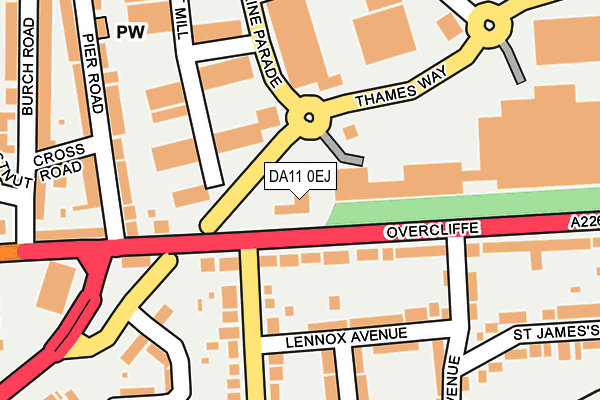 DA11 0EJ map - OS OpenMap – Local (Ordnance Survey) DA11 0EJ map - OS OpenMap – Local (Ordnance Survey)
