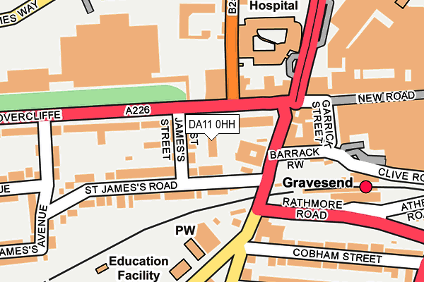 DA11 0HH map - OS OpenMap – Local (Ordnance Survey) DA11 0HH map - OS OpenMap – Local (Ordnance Survey)