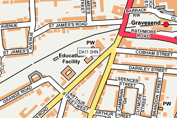DA11 0HN map - OS OpenMap – Local (Ordnance Survey) DA11 0HN map - OS OpenMap – Local (Ordnance Survey)