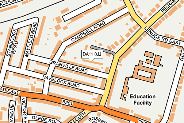 DA11 0JJ map - OS OpenMap – Local (Ordnance Survey) DA11 0JJ map - OS OpenMap – Local (Ordnance Survey)