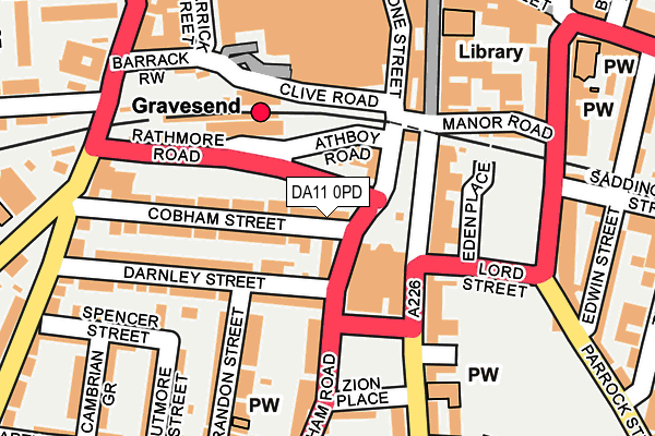 DA11 0PD map - OS OpenMap – Local (Ordnance Survey) DA11 0PD map - OS OpenMap – Local (Ordnance Survey)