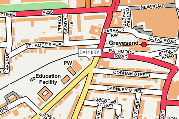DA11 0RY map - OS OpenMap – Local (Ordnance Survey) DA11 0RY map - OS OpenMap – Local (Ordnance Survey)