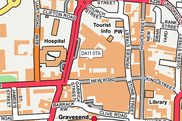 DA11 0TA map - OS OpenMap – Local (Ordnance Survey) DA11 0TA map - OS OpenMap – Local (Ordnance Survey)