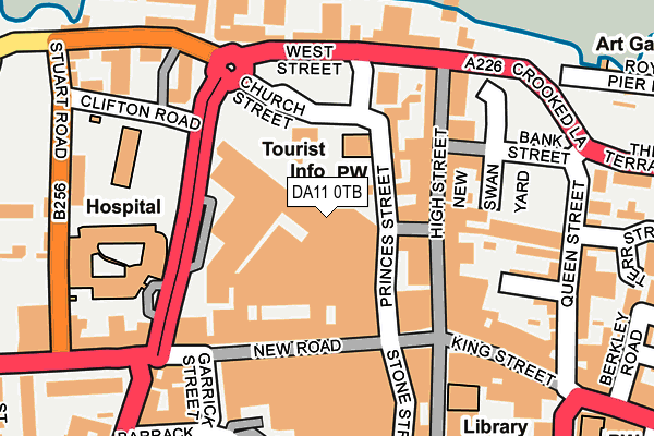 DA11 0TB map - OS OpenMap – Local (Ordnance Survey) DA11 0TB map - OS OpenMap – Local (Ordnance Survey)