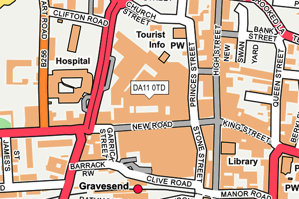 DA11 0TD map - OS OpenMap – Local (Ordnance Survey) DA11 0TD map - OS OpenMap – Local (Ordnance Survey)