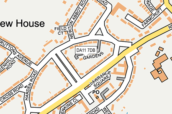 DA11 7DB map - OS OpenMap – Local (Ordnance Survey) DA11 7DB map - OS OpenMap – Local (Ordnance Survey)