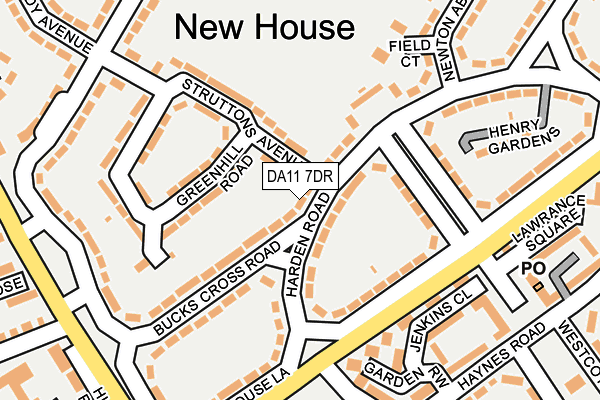 DA11 7DR map - OS OpenMap – Local (Ordnance Survey) DA11 7DR map - OS OpenMap – Local (Ordnance Survey)