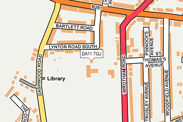 DA11 7GJ map - OS OpenMap – Local (Ordnance Survey) DA11 7GJ map - OS OpenMap – Local (Ordnance Survey)