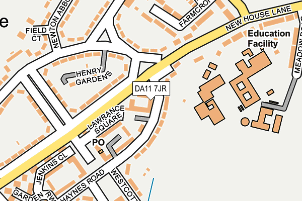 DA11 7JR map - OS OpenMap – Local (Ordnance Survey) DA11 7JR map - OS OpenMap – Local (Ordnance Survey)