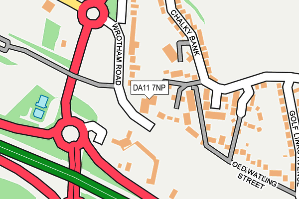 DA11 7NP map - OS OpenMap – Local (Ordnance Survey) DA11 7NP map - OS OpenMap – Local (Ordnance Survey)