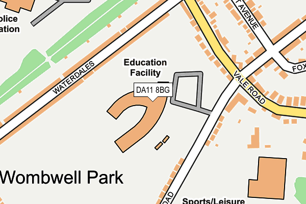 DA11 8BG map - OS OpenMap – Local (Ordnance Survey) DA11 8BG map - OS OpenMap – Local (Ordnance Survey)