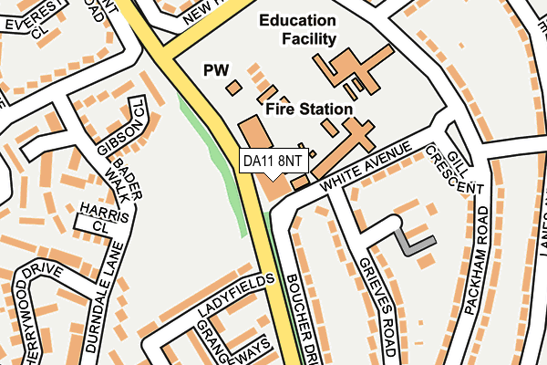 DA11 8NT map - OS OpenMap – Local (Ordnance Survey) DA11 8NT map - OS OpenMap – Local (Ordnance Survey)