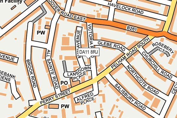 DA11 8RJ map - OS OpenMap – Local (Ordnance Survey) DA11 8RJ map - OS OpenMap – Local (Ordnance Survey)