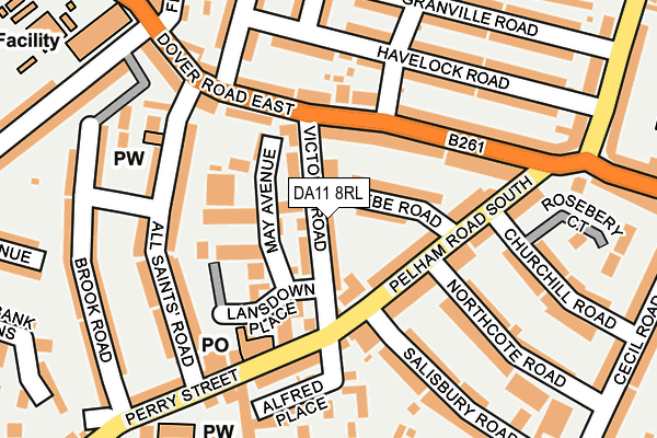 DA11 8RL map - OS OpenMap – Local (Ordnance Survey) DA11 8RL map - OS OpenMap – Local (Ordnance Survey)