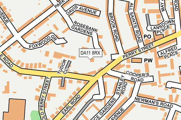 DA11 8RX map - OS OpenMap – Local (Ordnance Survey) DA11 8RX map - OS OpenMap – Local (Ordnance Survey)