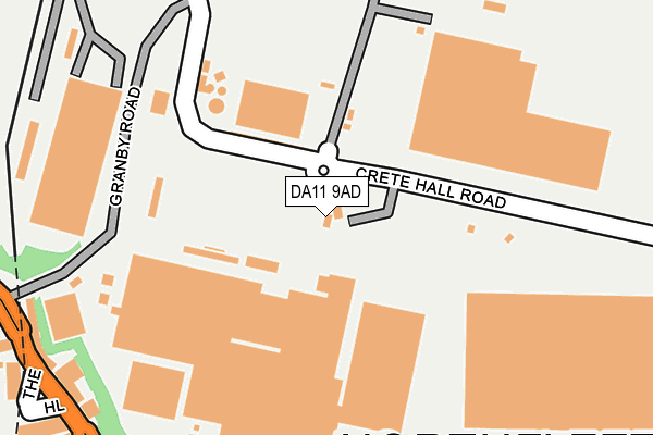 DA11 9AD map - OS OpenMap – Local (Ordnance Survey) DA11 9AD map - OS OpenMap – Local (Ordnance Survey)