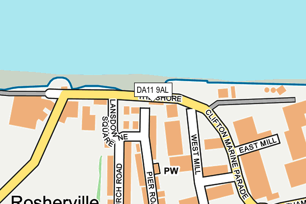 DA11 9AL map - OS OpenMap – Local (Ordnance Survey) DA11 9AL map - OS OpenMap – Local (Ordnance Survey)