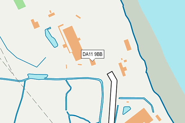 DA11 9BB map - OS OpenMap – Local (Ordnance Survey) DA11 9BB map - OS OpenMap – Local (Ordnance Survey)