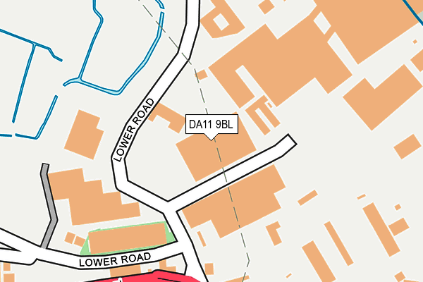 DA11 9BL map - OS OpenMap – Local (Ordnance Survey) DA11 9BL map - OS OpenMap – Local (Ordnance Survey)