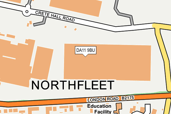 DA11 9BU map - OS OpenMap – Local (Ordnance Survey) DA11 9BU map - OS OpenMap – Local (Ordnance Survey)