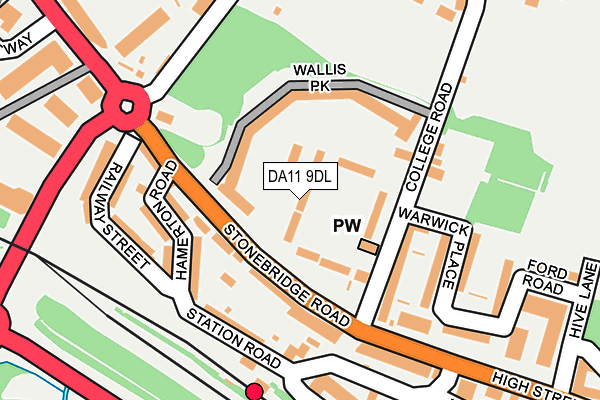 DA11 9DL map - OS OpenMap – Local (Ordnance Survey) DA11 9DL map - OS OpenMap – Local (Ordnance Survey)