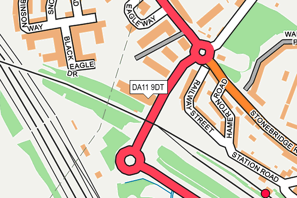 DA11 9DT map - OS OpenMap – Local (Ordnance Survey) DA11 9DT map - OS OpenMap – Local (Ordnance Survey)