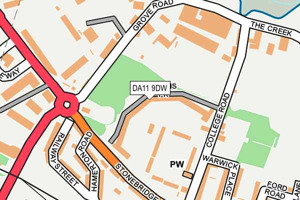 DA11 9DW map - OS OpenMap – Local (Ordnance Survey) DA11 9DW map - OS OpenMap – Local (Ordnance Survey)
