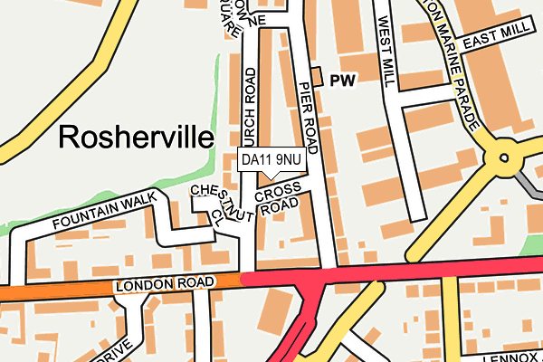 DA11 9NU map - OS OpenMap – Local (Ordnance Survey) DA11 9NU map - OS OpenMap – Local (Ordnance Survey)
