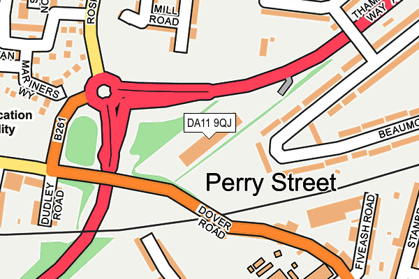 DA11 9QJ map - OS OpenMap – Local (Ordnance Survey) DA11 9QJ map - OS OpenMap – Local (Ordnance Survey)