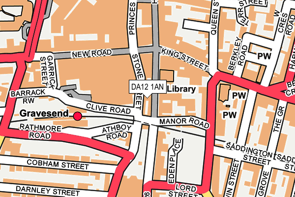 DA12 1AN map - OS OpenMap – Local (Ordnance Survey) DA12 1AN map - OS OpenMap – Local (Ordnance Survey)