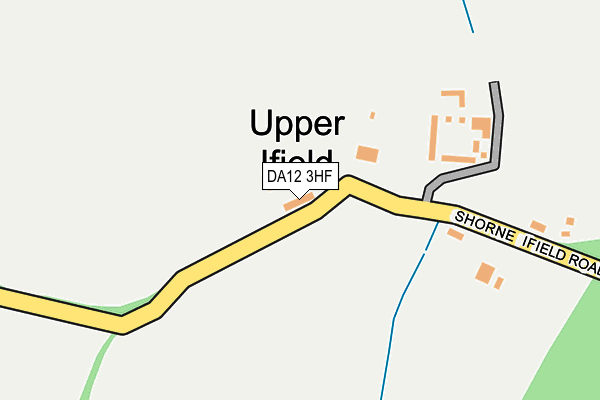 DA12 3HF map - OS OpenMap – Local (Ordnance Survey)