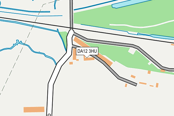 DA12 3HU map - OS OpenMap – Local (Ordnance Survey) DA12 3HU map - OS OpenMap – Local (Ordnance Survey)