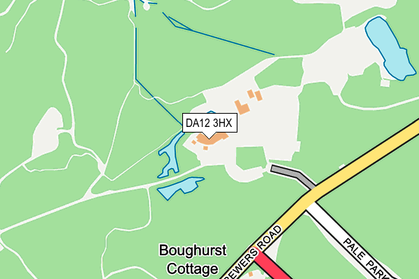 DA12 3HX map - OS OpenMap – Local (Ordnance Survey) DA12 3HX map - OS OpenMap – Local (Ordnance Survey)