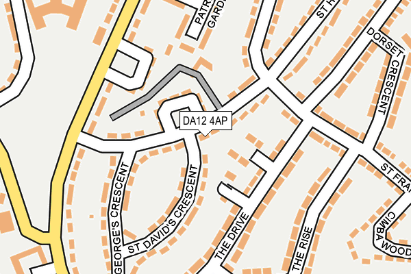 DA12 4AP map - OS OpenMap – Local (Ordnance Survey) DA12 4AP map - OS OpenMap – Local (Ordnance Survey)