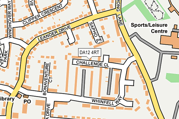 DA12 4RT map - OS OpenMap – Local (Ordnance Survey) DA12 4RT map - OS OpenMap – Local (Ordnance Survey)