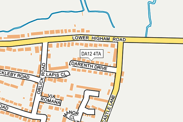 DA12 4TA map - OS OpenMap – Local (Ordnance Survey) DA12 4TA map - OS OpenMap – Local (Ordnance Survey)