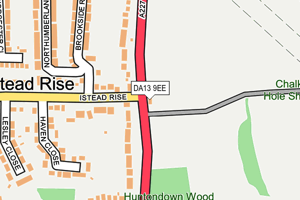 DA13 9EE map - OS OpenMap – Local (Ordnance Survey)
