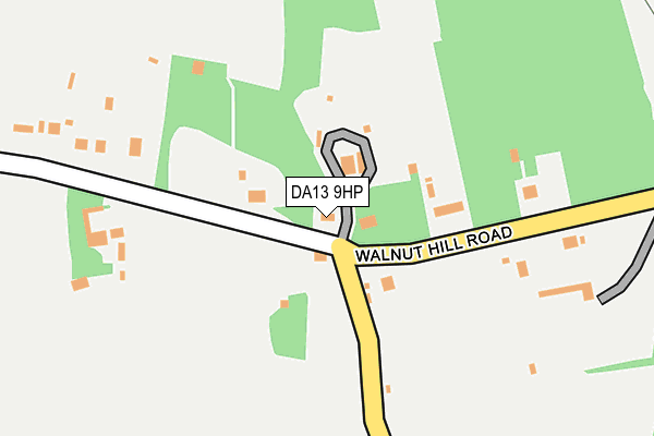 DA13 9HP map - OS OpenMap – Local (Ordnance Survey) DA13 9HP map - OS OpenMap – Local (Ordnance Survey)