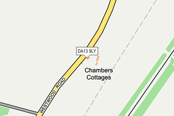 DA13 9LY map - OS OpenMap – Local (Ordnance Survey) DA13 9LY map - OS OpenMap – Local (Ordnance Survey)