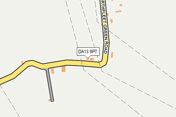 DA13 9PT map - OS OpenMap – Local (Ordnance Survey) DA13 9PT map - OS OpenMap – Local (Ordnance Survey)