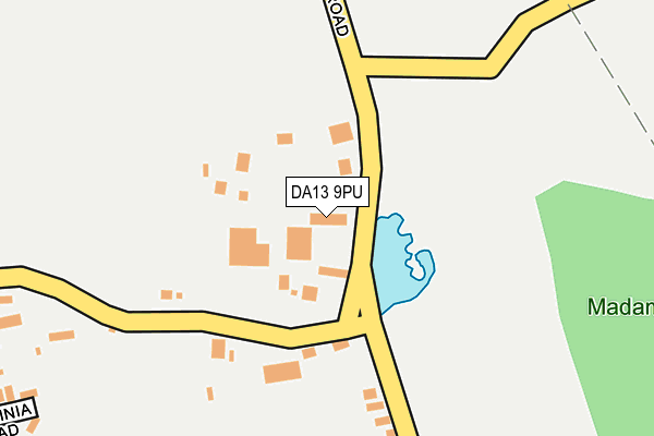 DA13 9PU map - OS OpenMap – Local (Ordnance Survey) DA13 9PU map - OS OpenMap – Local (Ordnance Survey)